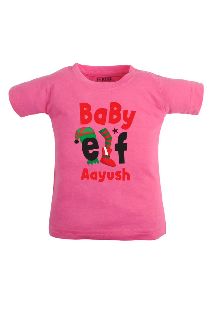 Baby Elf  Kids T Shirt w/ Custom Name
