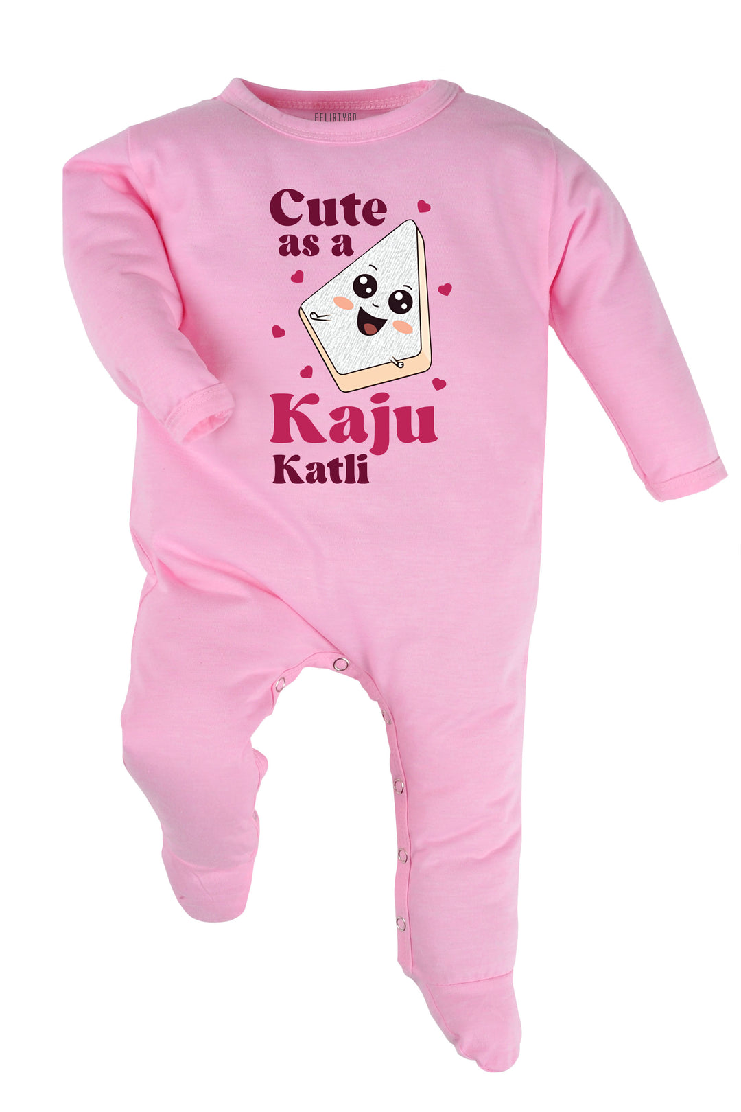 Cute As A Kaju Katli Baby Romper | Onesies