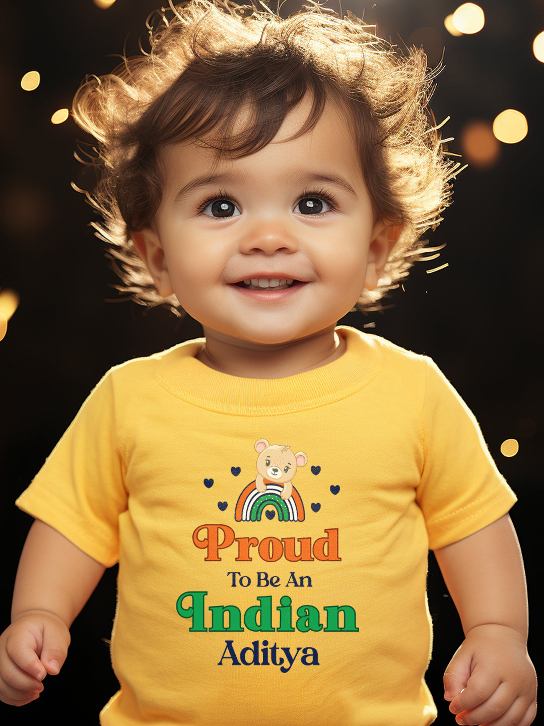 Proud To Be An Indian Kids T Shirt w/ Custom Name