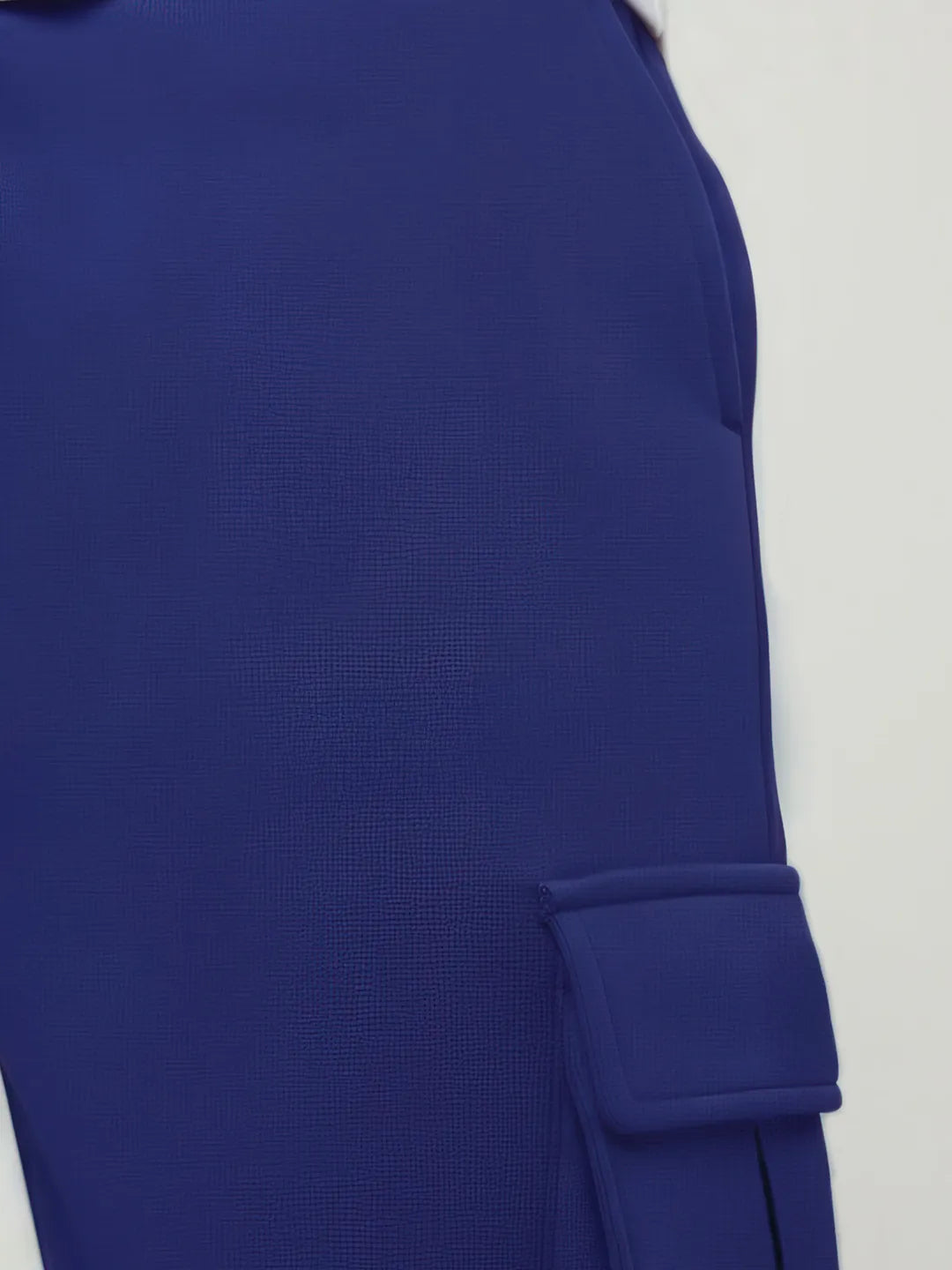 Womens Royal Blue Cargo Cargo Joggers w/ 4 Pockets