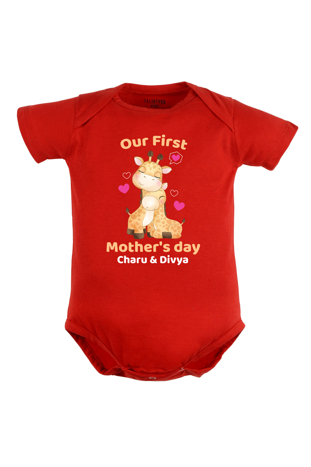 Our First Mother's Day Baby Romper | Onesies w/ Custom Name
