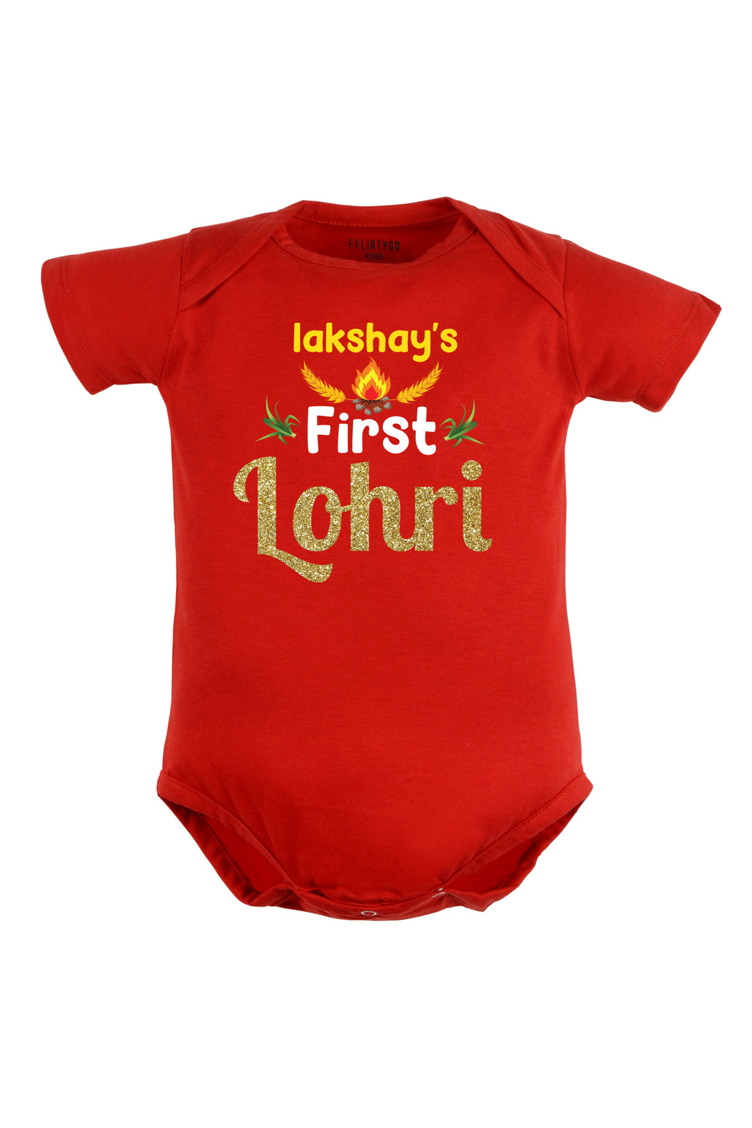 First Lohri Baby Romper | Onesies w/ Custom Name