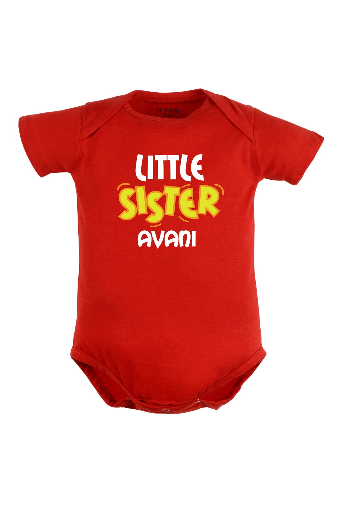 Little Sister Baby Romper | Onesies w/ Custom Name