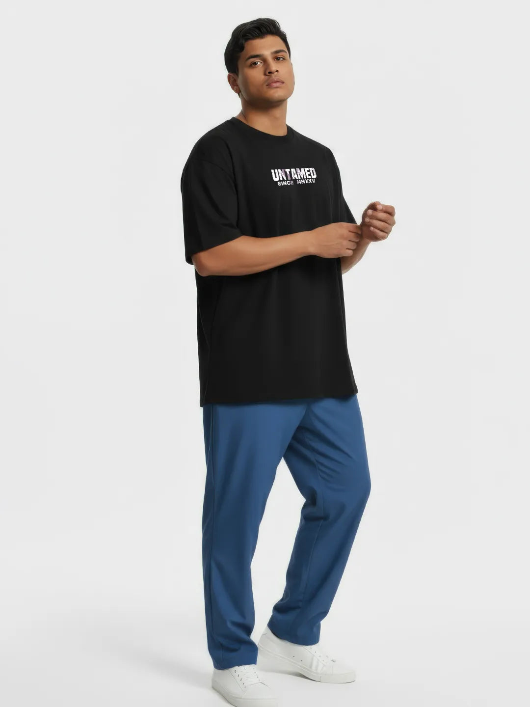 Rebel Spirit Wild And Free Mens Oversized T-Shirt