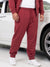 Red Fleece Joggers