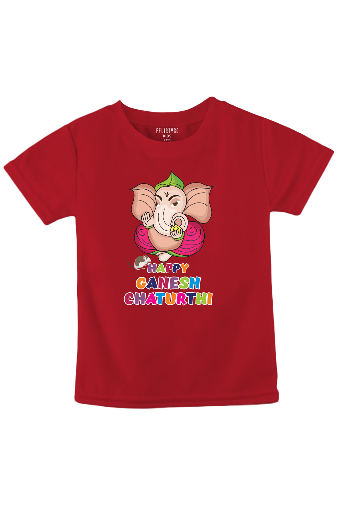 Happy Ganesh Chaturth Kids T Shirt
