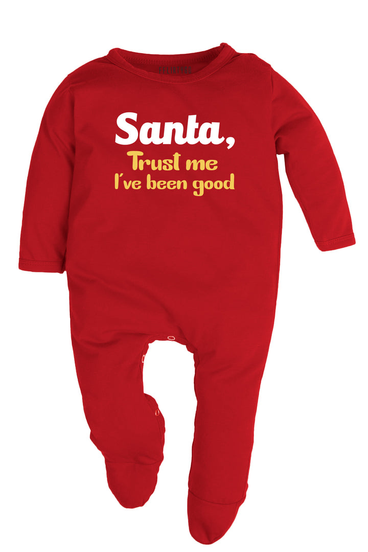 Santa trust me Baby Romper | Onesies