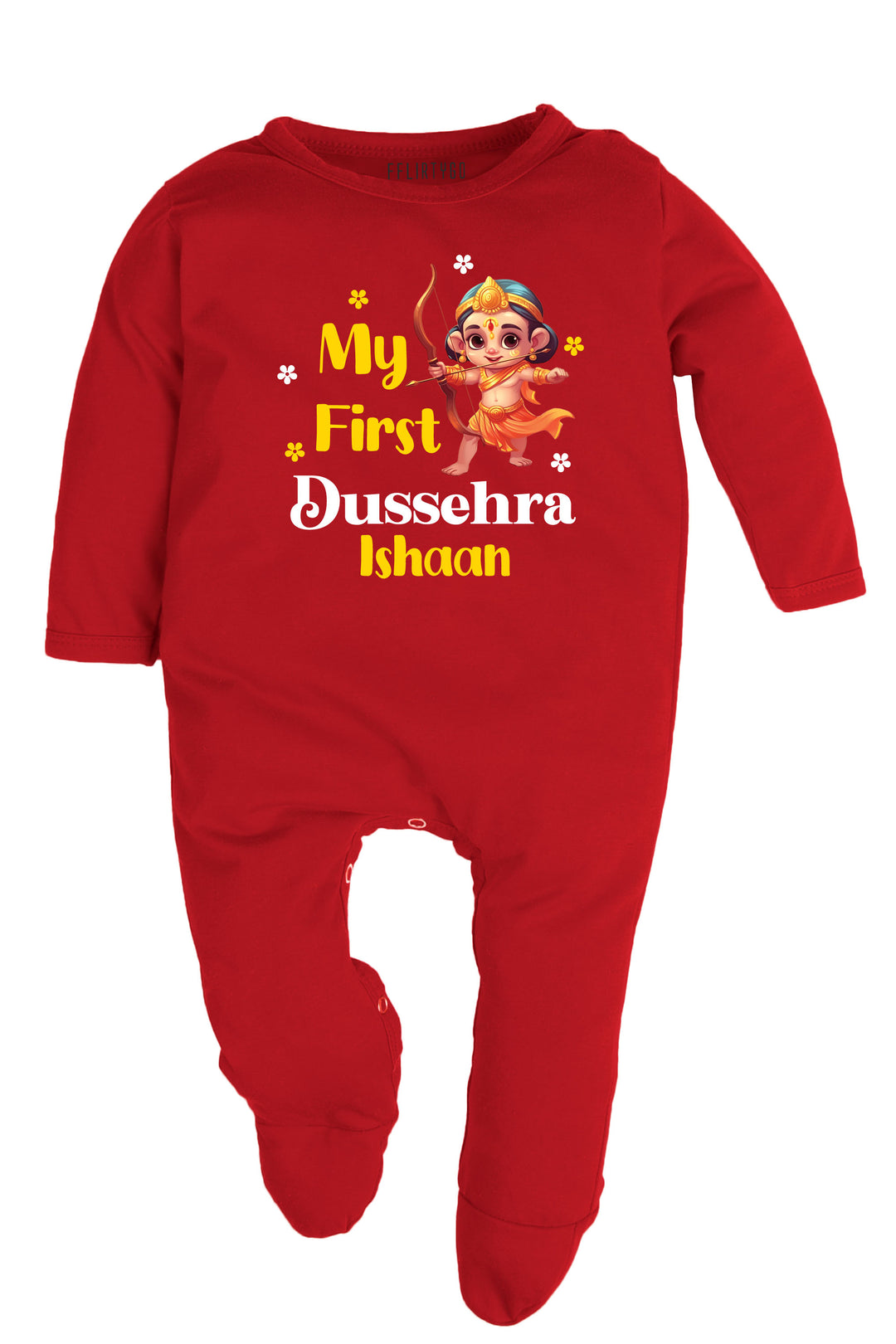 My First Dussehra Baby Romper | Onesies w/ Custom Name