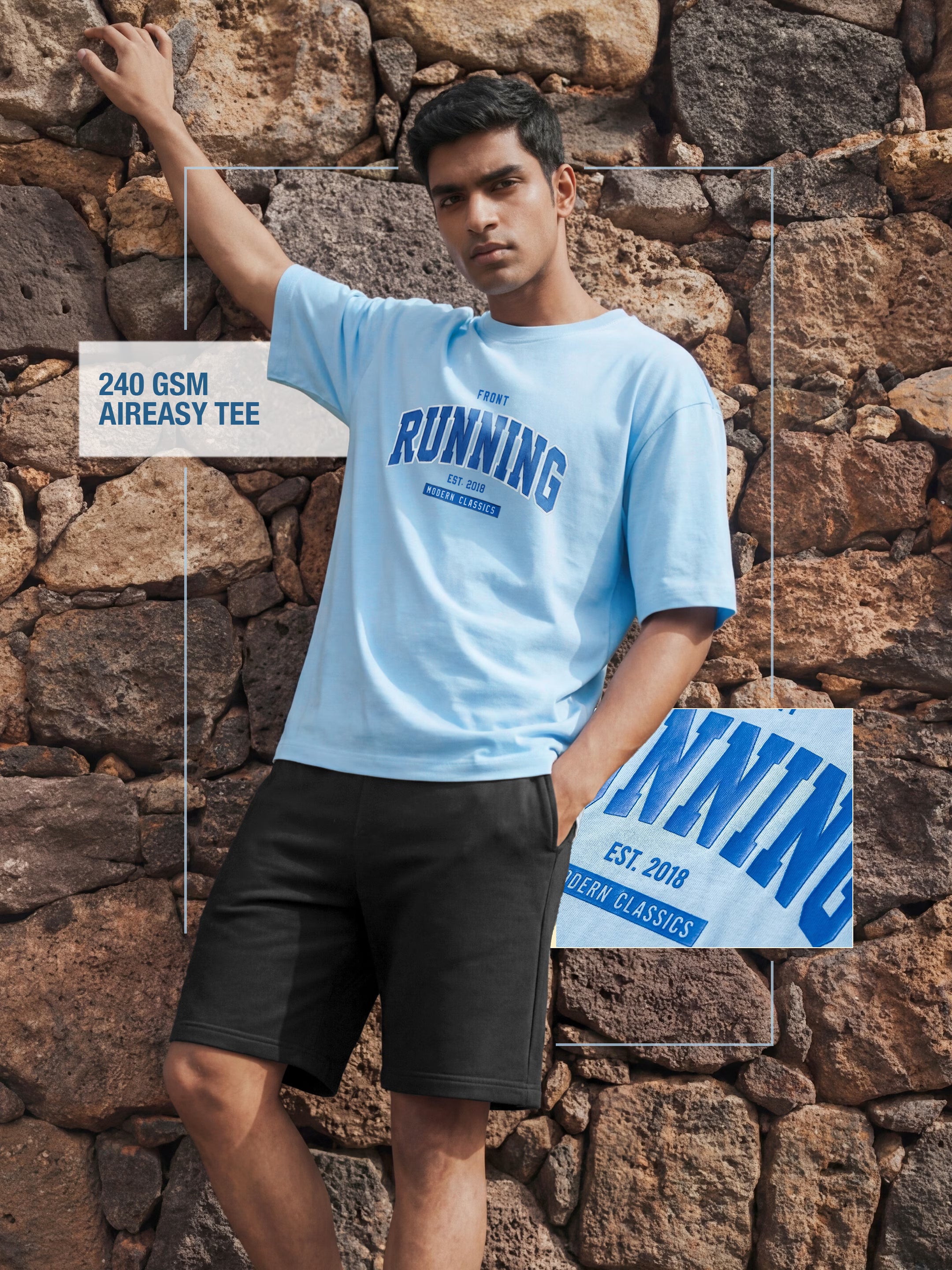 RUNNING Men's Oversized T-Shirt