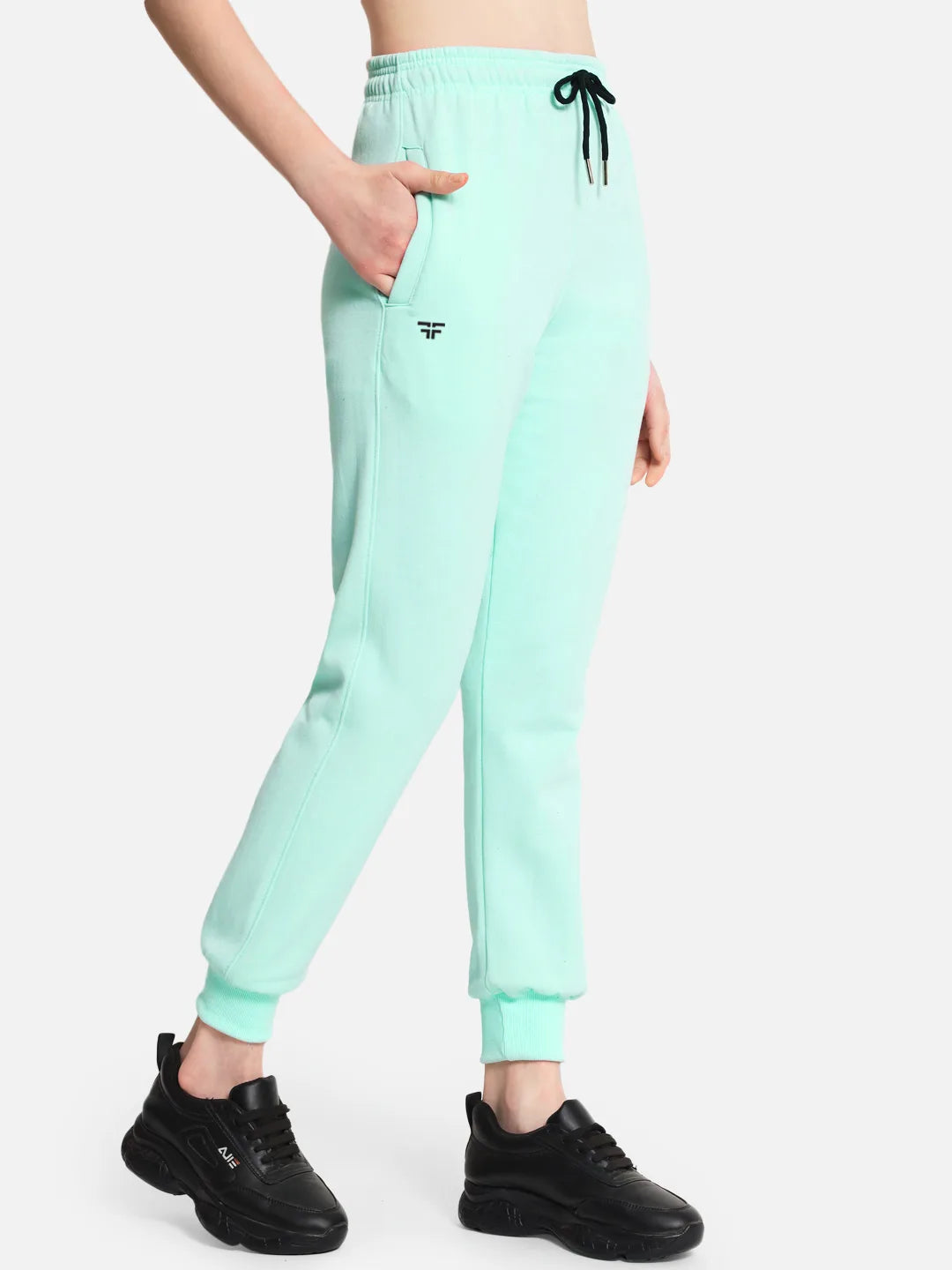 Sea Green Fleece Joggers