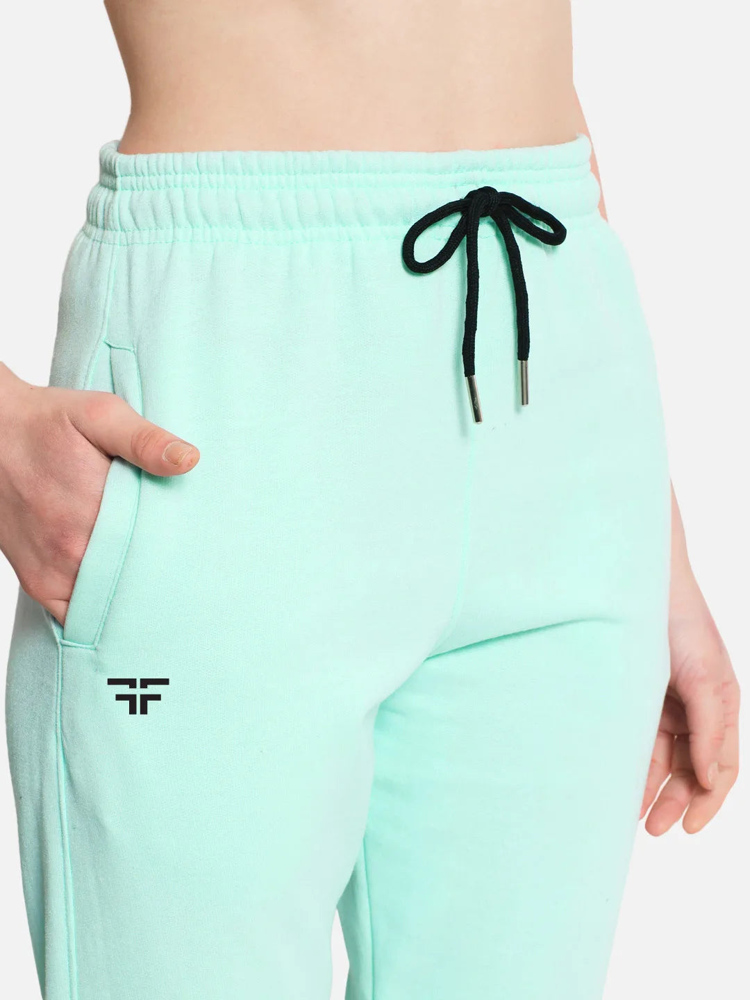 Sea Green Fleece Joggers