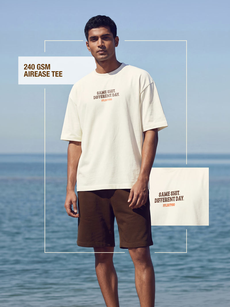 Same Shit Cotton Men's Oversized T-Shirt