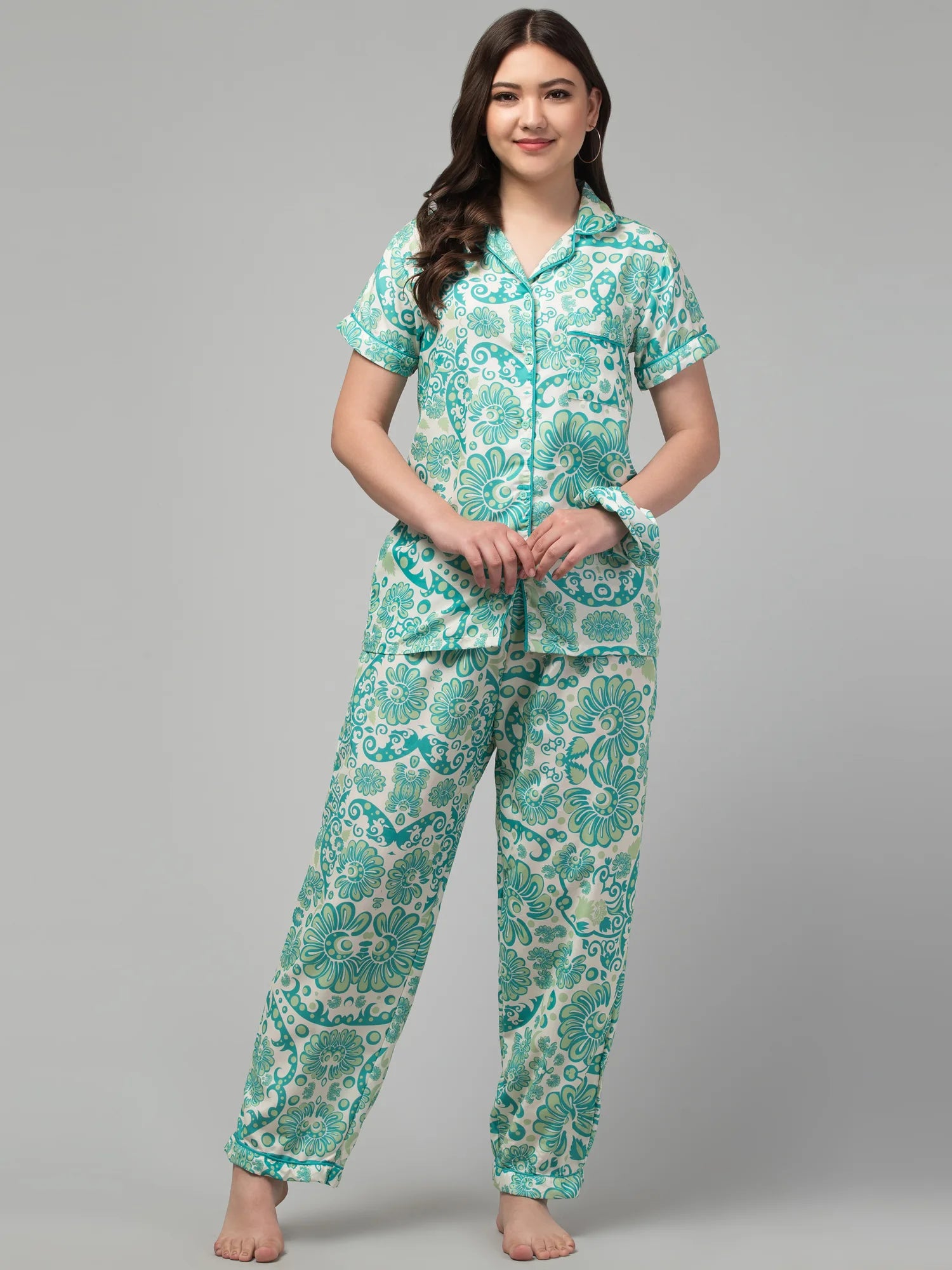 Serene Blossoms Pyjama Set