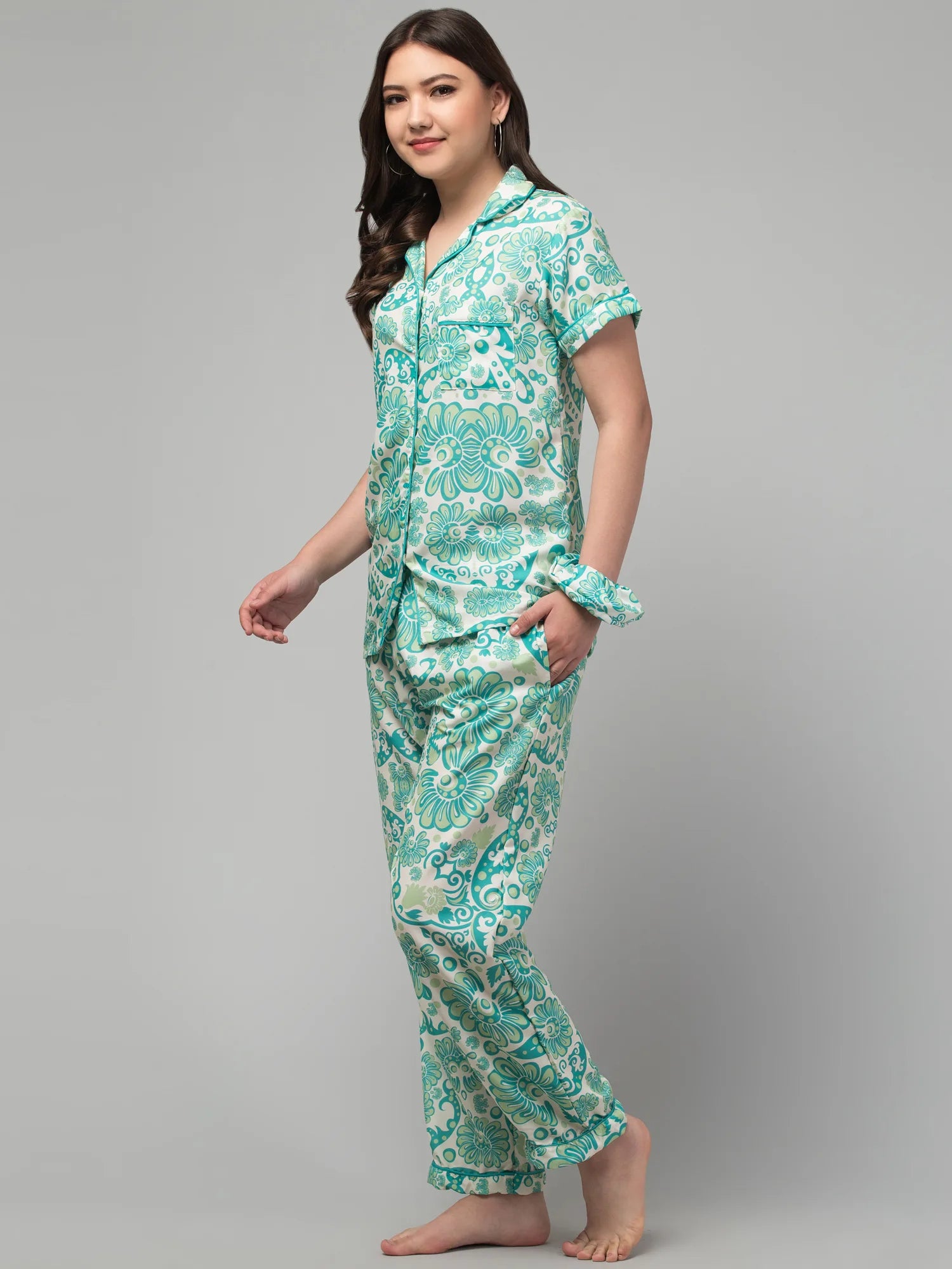 Serene Blossoms Pyjama Set