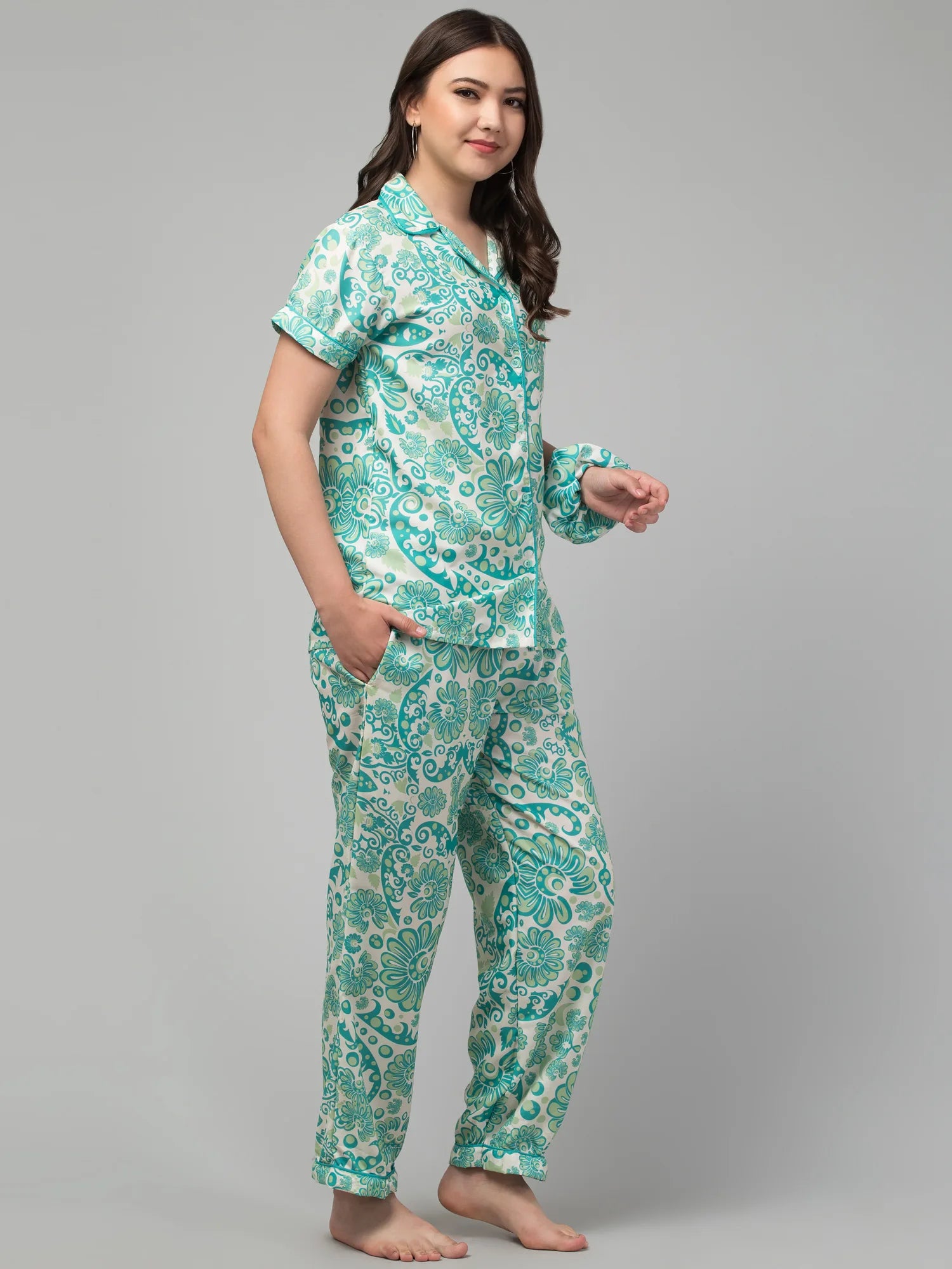 Serene Blossoms Pyjama Set