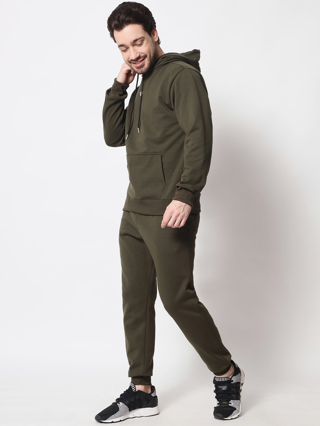 Green Thermal Co-ord Set (Hoodie and Jogger Combo)