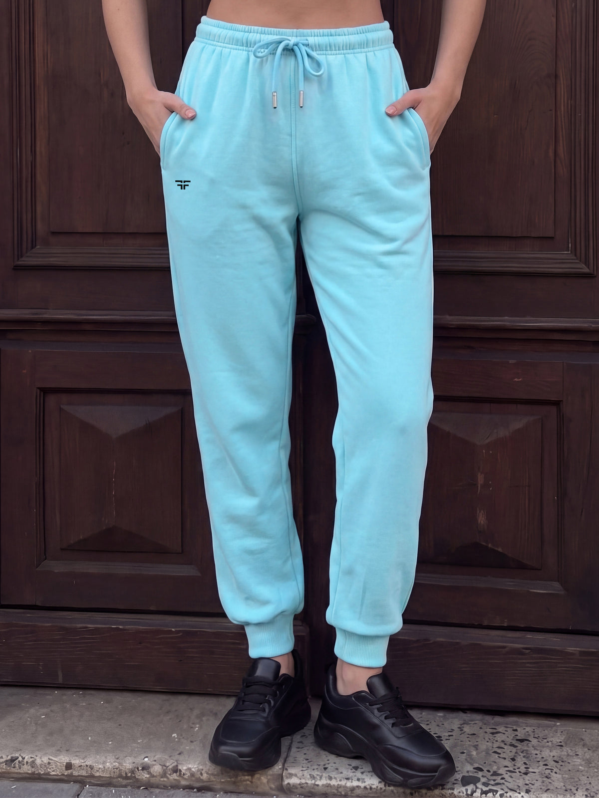 Turquoise Fleece Joggers