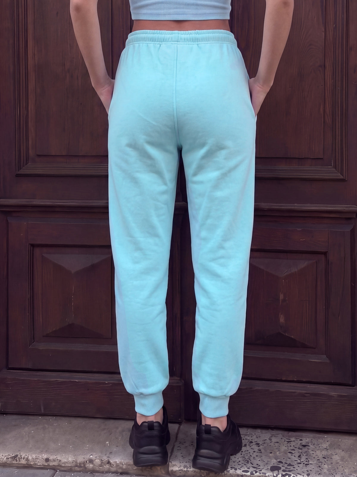 Turquoise Fleece Joggers