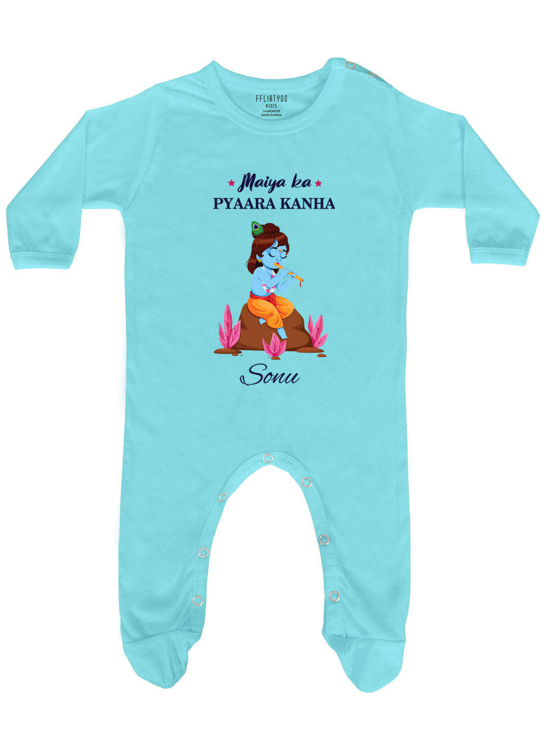Maiya Ka Pyaara Kanha Baby Romper | Onesies w/ Custom Name