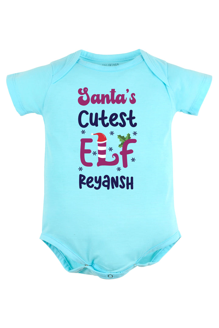Santa Cutest elf Baby Romper | Onesies w/ Custom Name