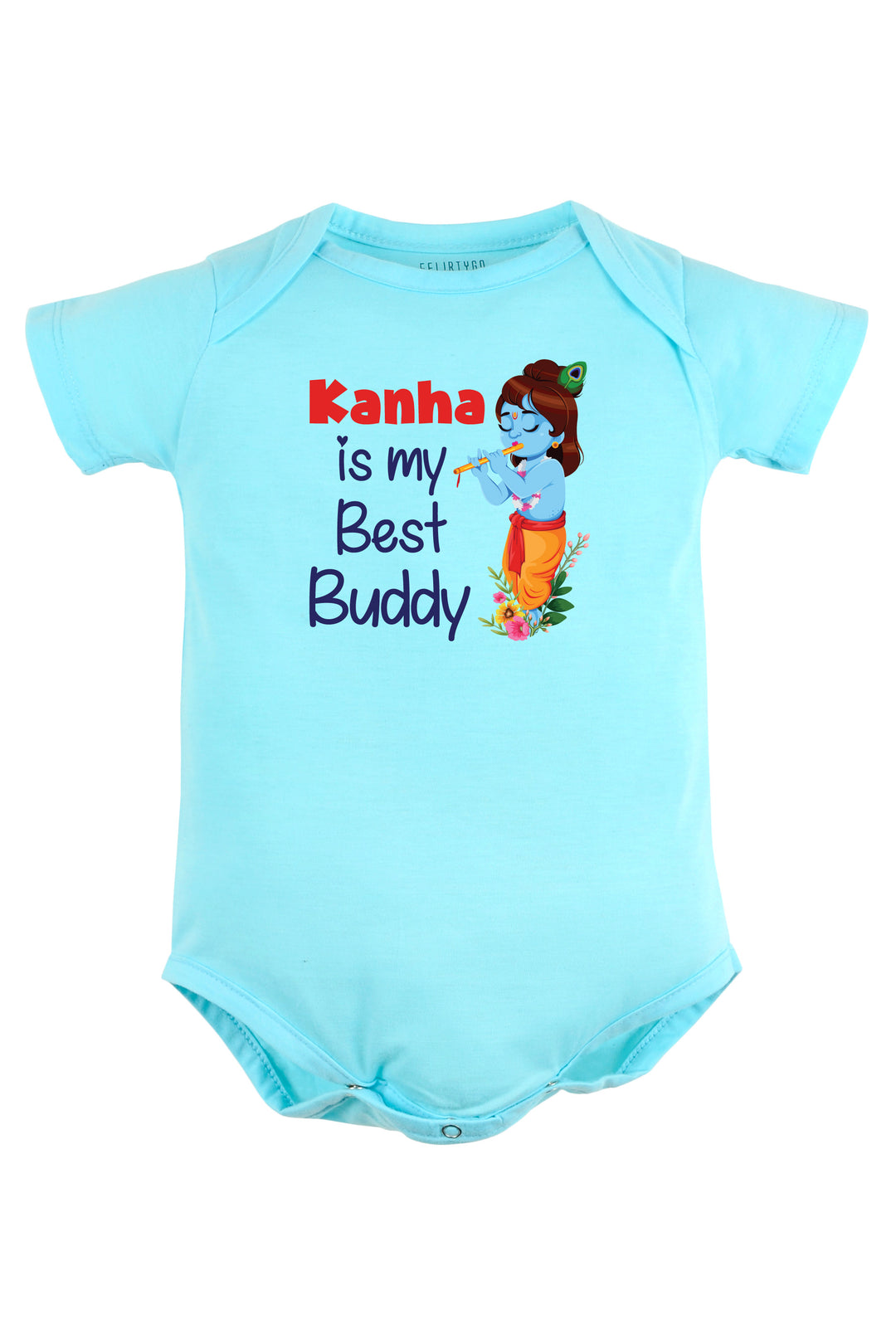 Kanha Is My Best Buddy Baby Romper | Onesies