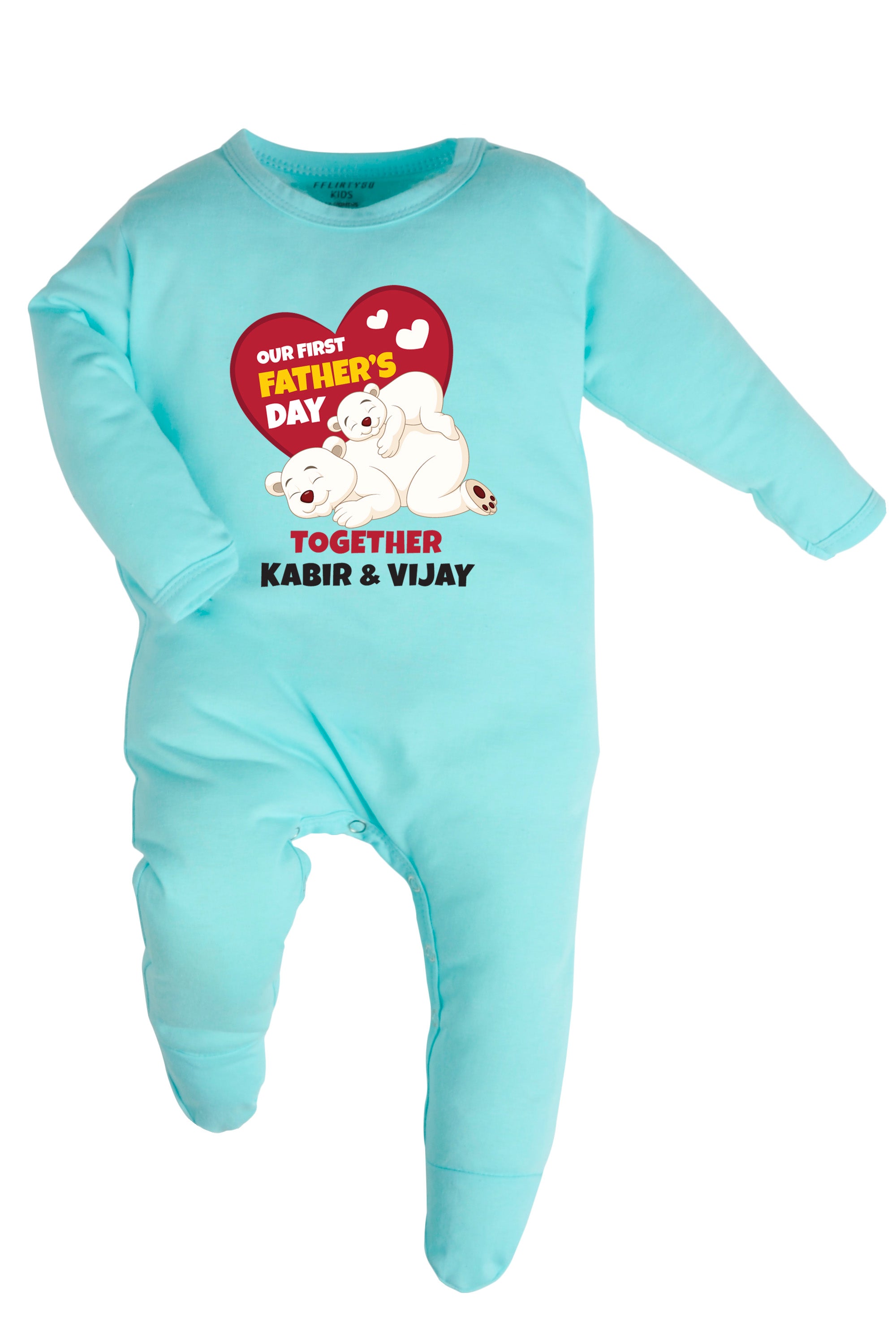 Our First Father's Day Together Baby Romper | Onesies w/ Custom Name