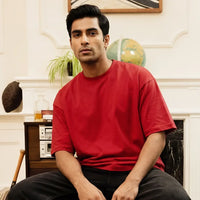 Solid Oversized T-Shirts