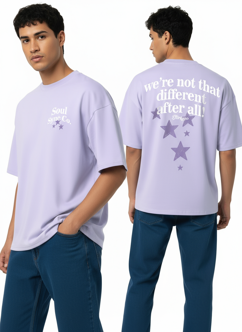 We're Not That Different After All Men's Oversized T-Shirt