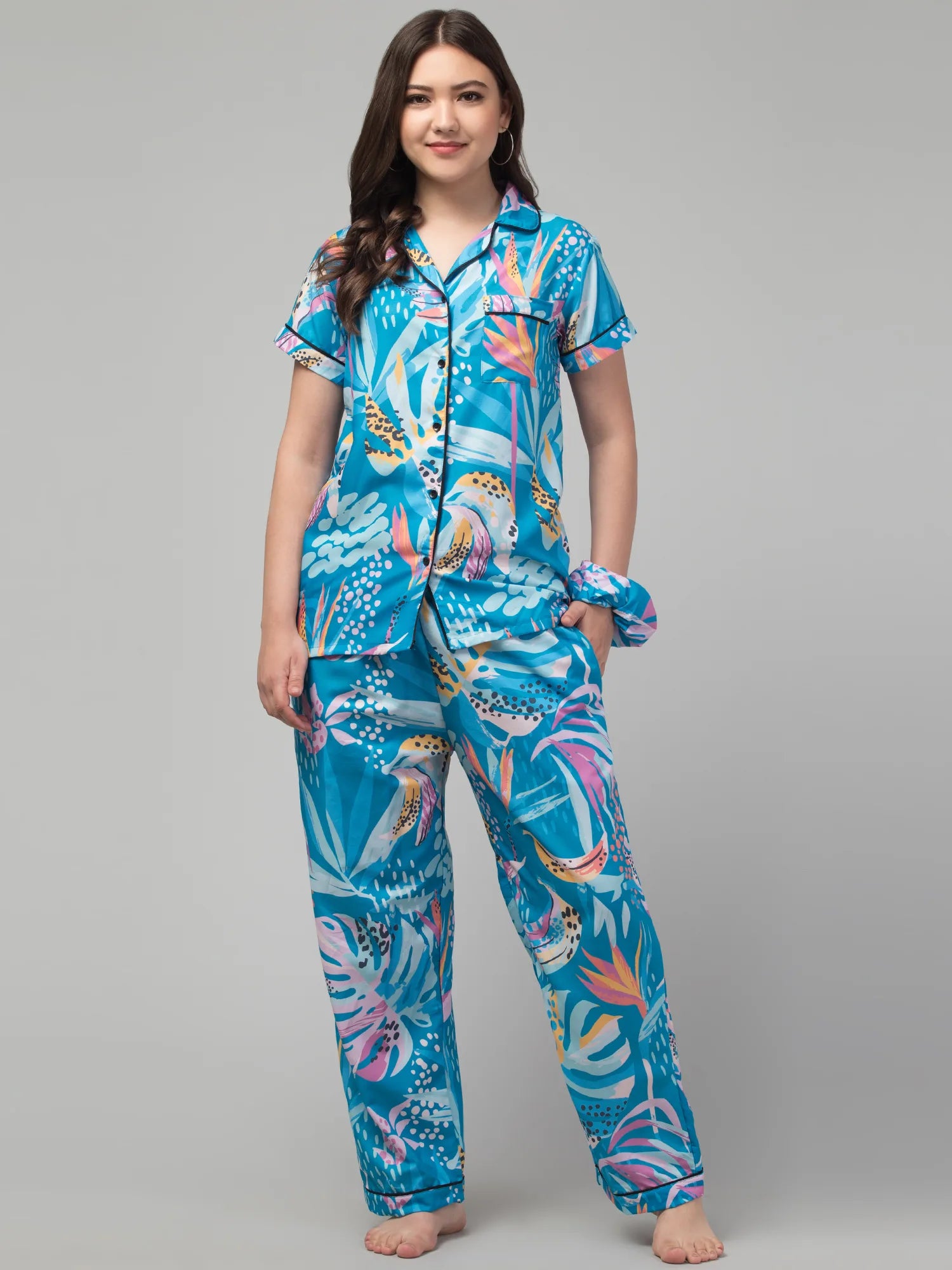 Tropical Bloom Pyjama Set