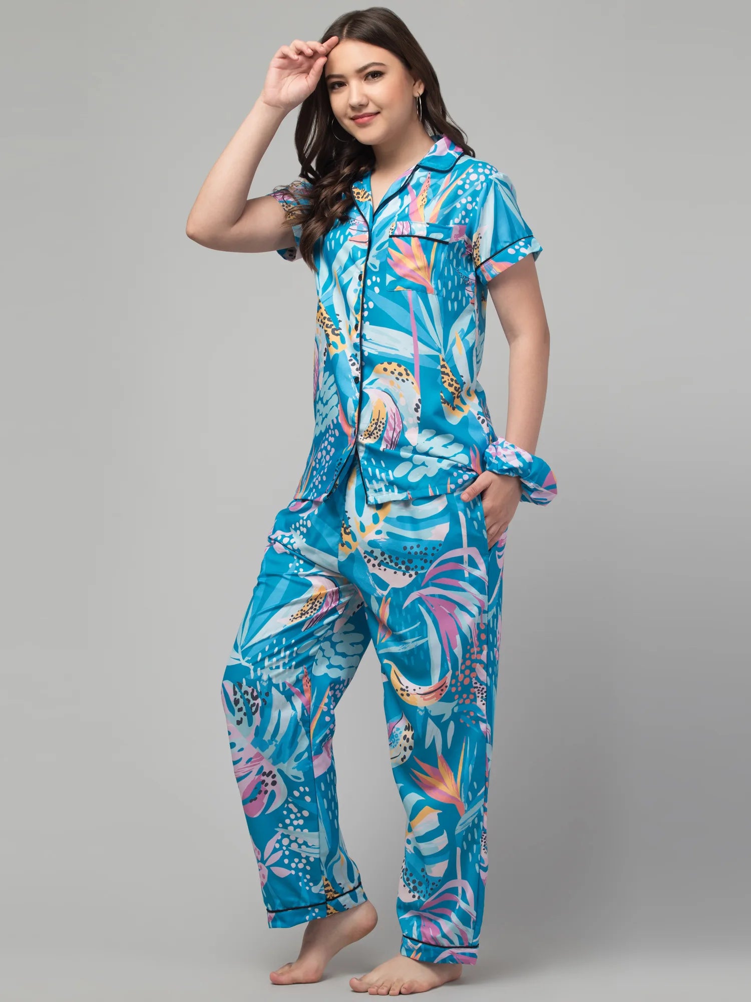 Tropical Bloom Pyjama Set