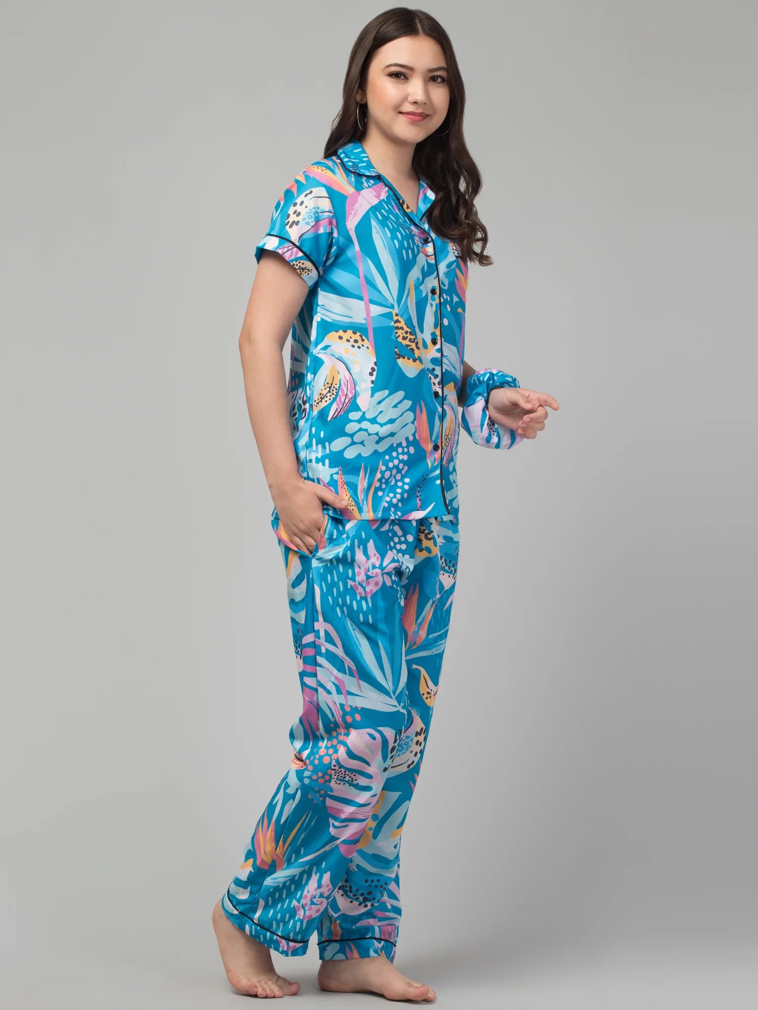 Tropical Bloom Pyjama Set