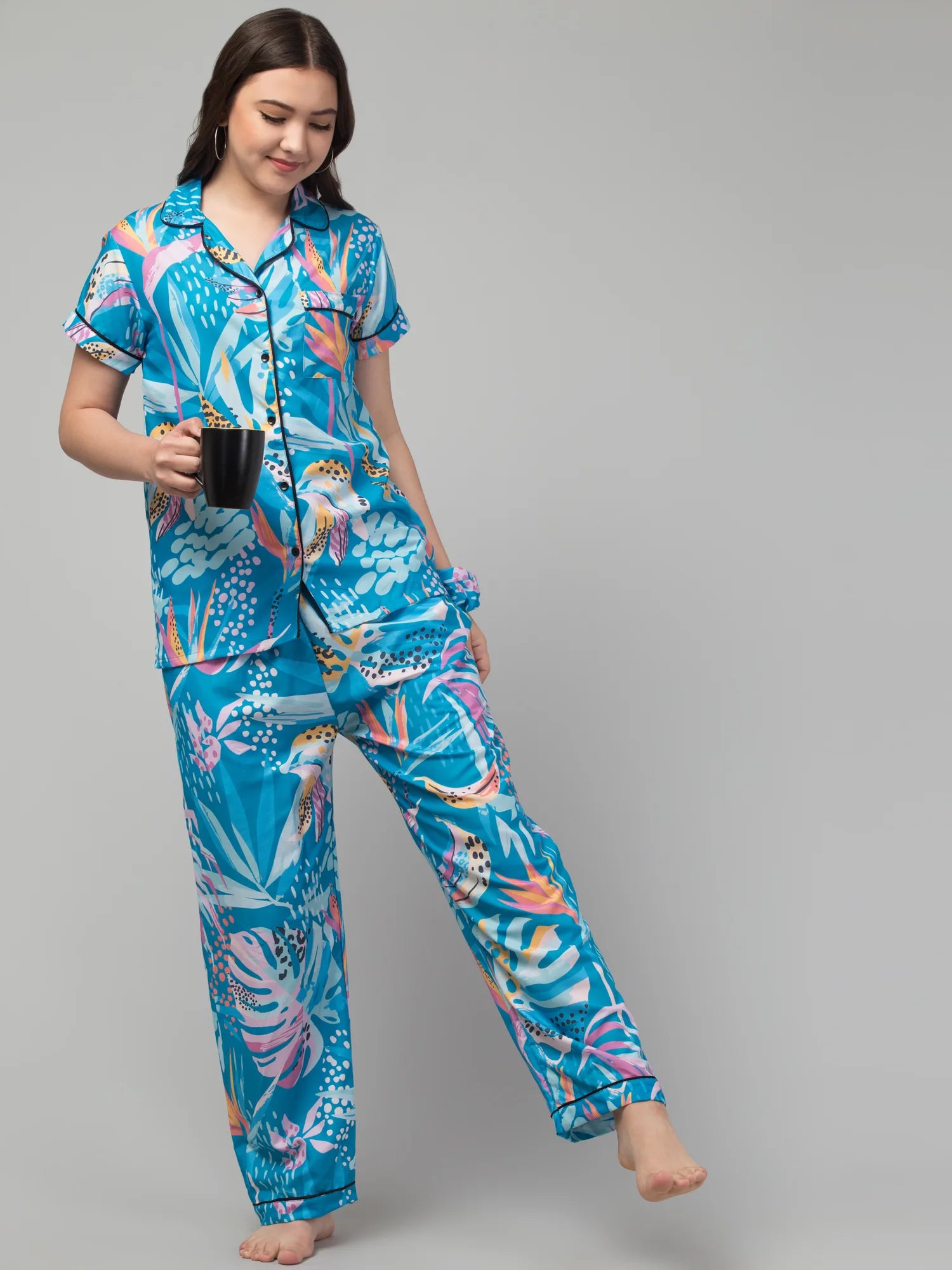 Tropical Bloom Pyjama Set