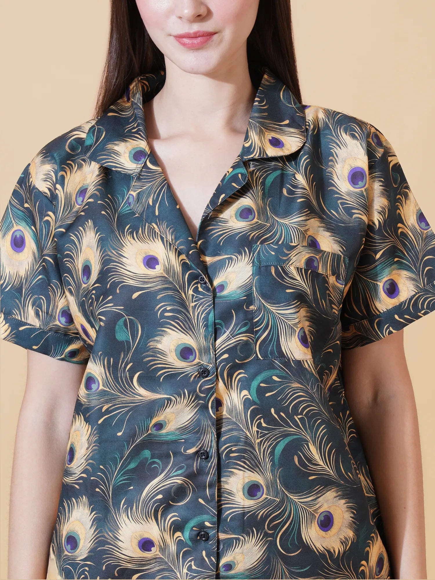 Twilight Peacock Pyjama Set