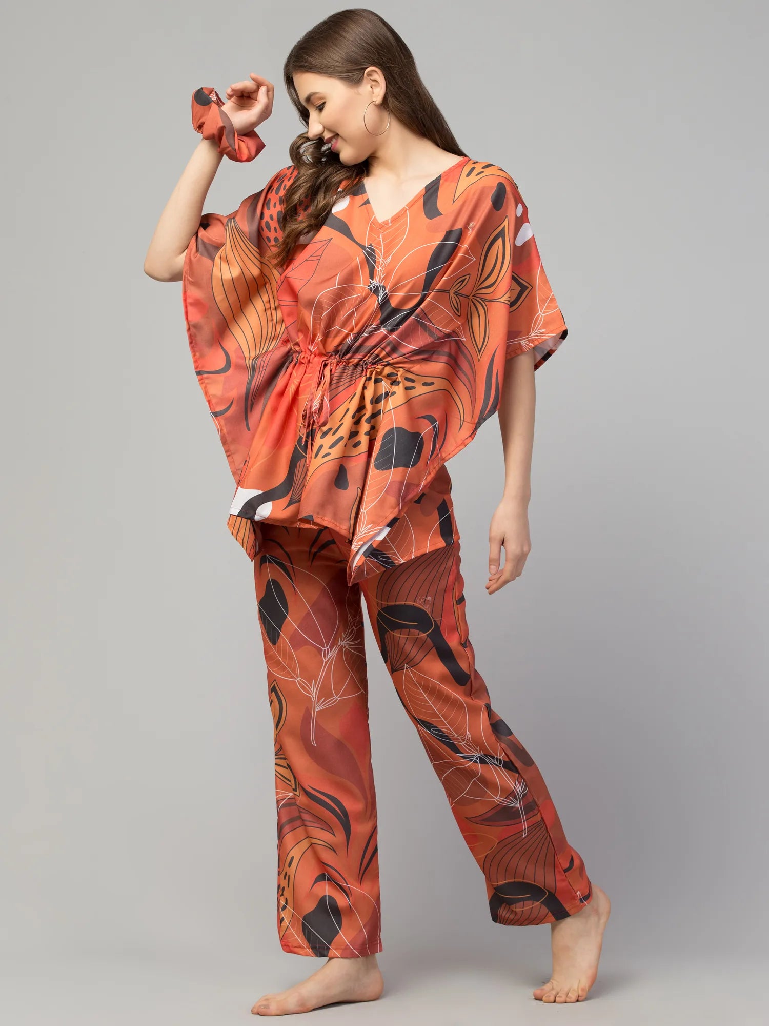 Vibrant Eden Kaftan Set