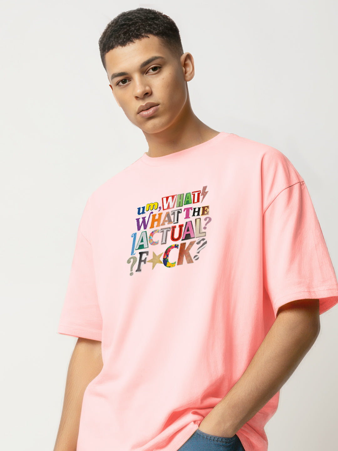 What The Actual F*ck Mens Oversized T-Shirt
