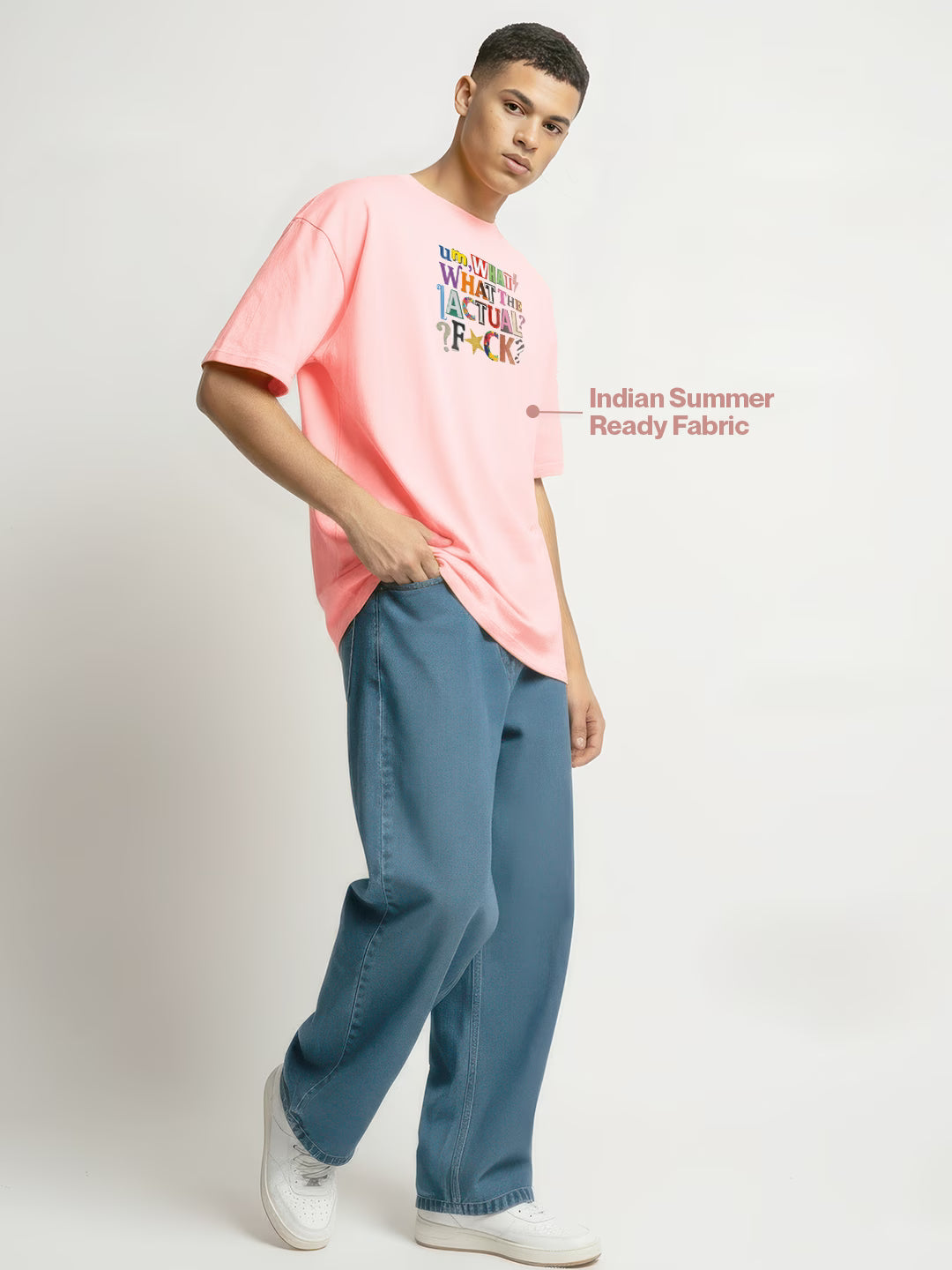 What The Actual F*ck Men's Oversized T-Shirt