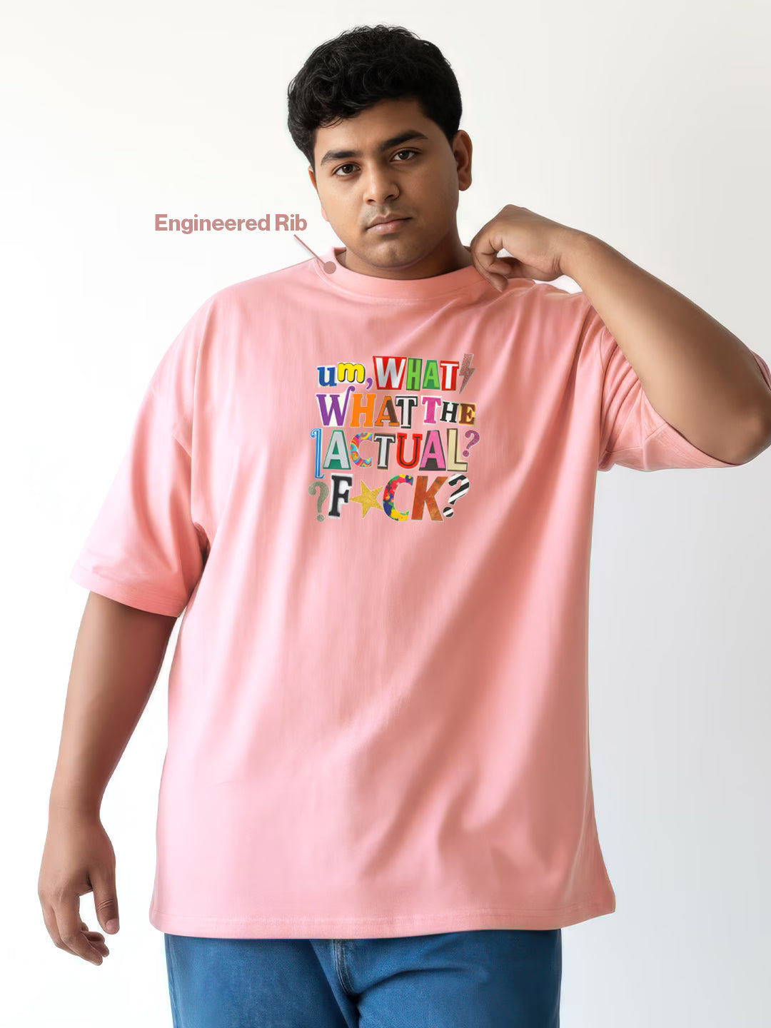 What The Actual F*ck Men's Oversized T-Shirt