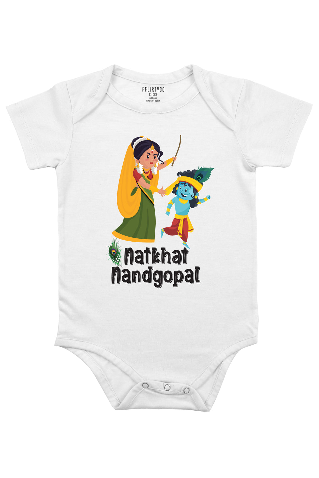 Natkhat Nandgopal Baby Romper | Onesies