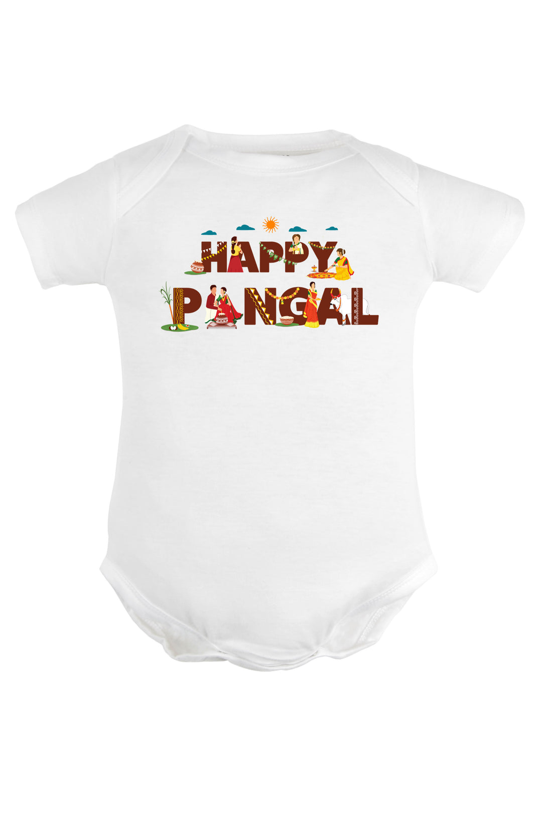 Happy pongal Rituals Baby Romper | Onesies