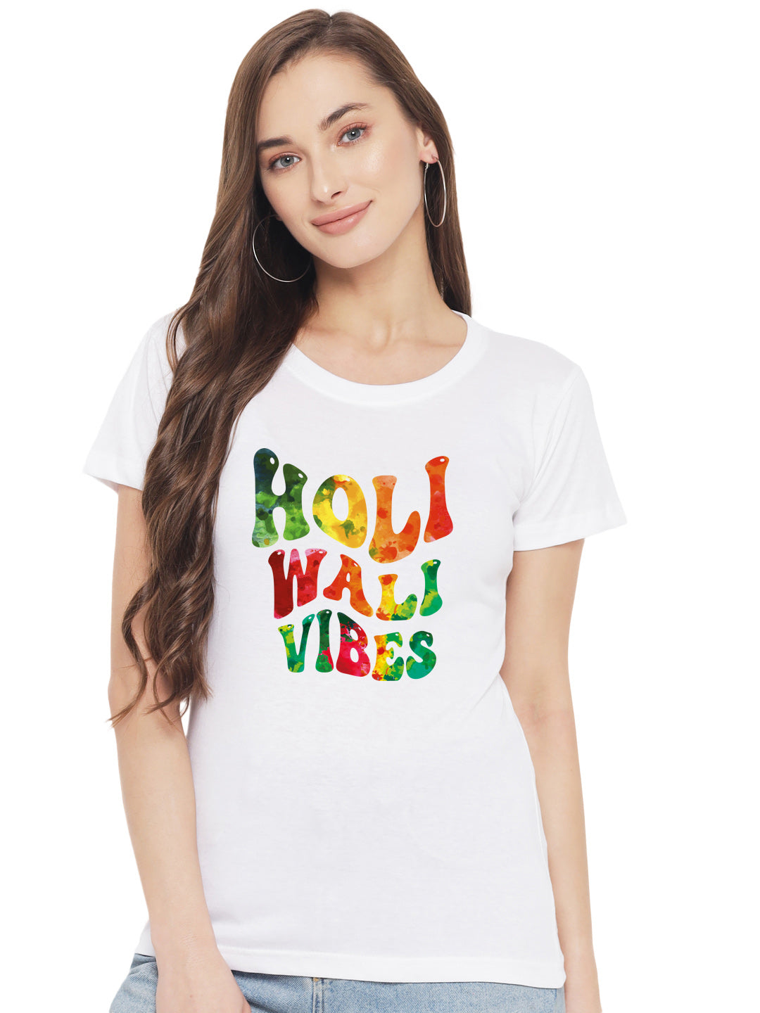 Holi Wali Vibes Women's Tshirt