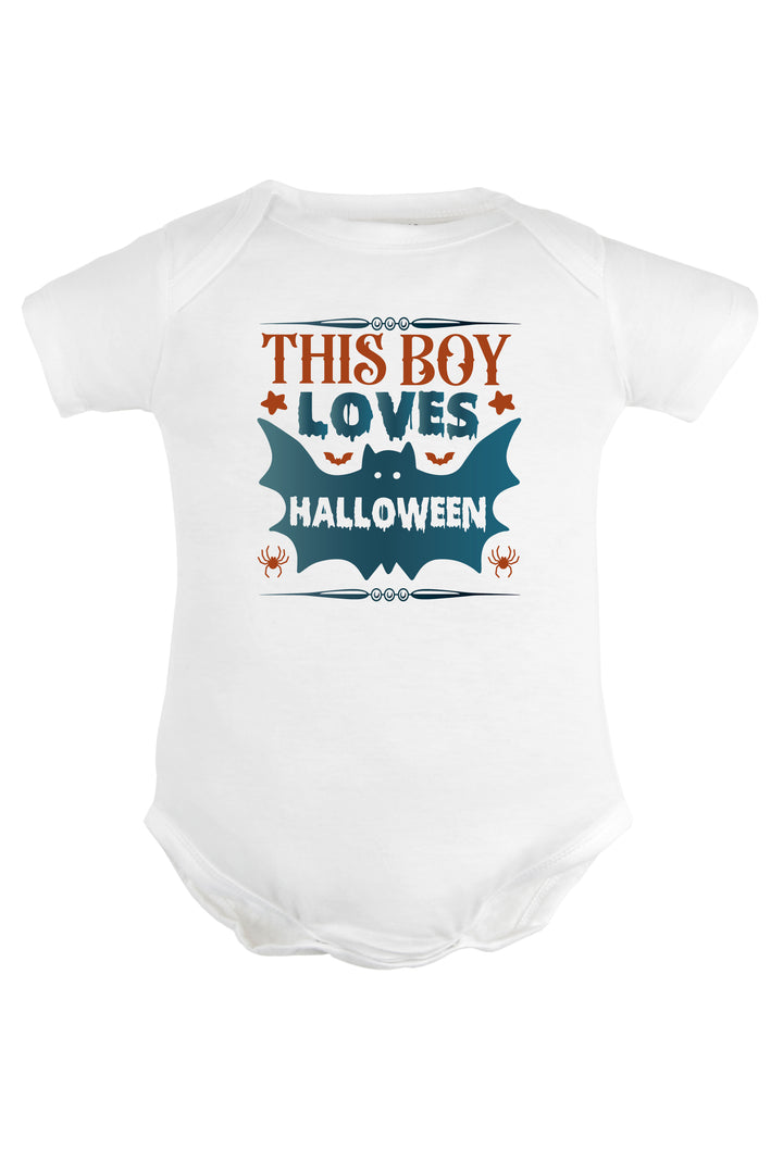 This Boy Loves Halloween Baby Romper | Onesies