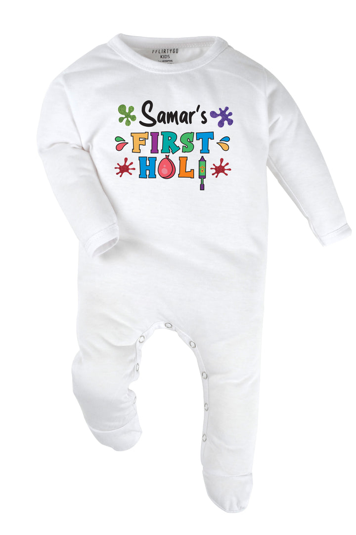 My First Holi Baby  Romper | Onesies w/ Custom Name