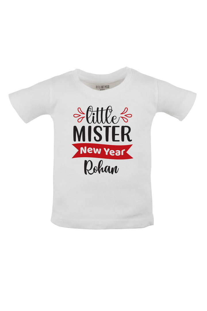 Little Mister New year Kids T Shirt w/ Custom Name