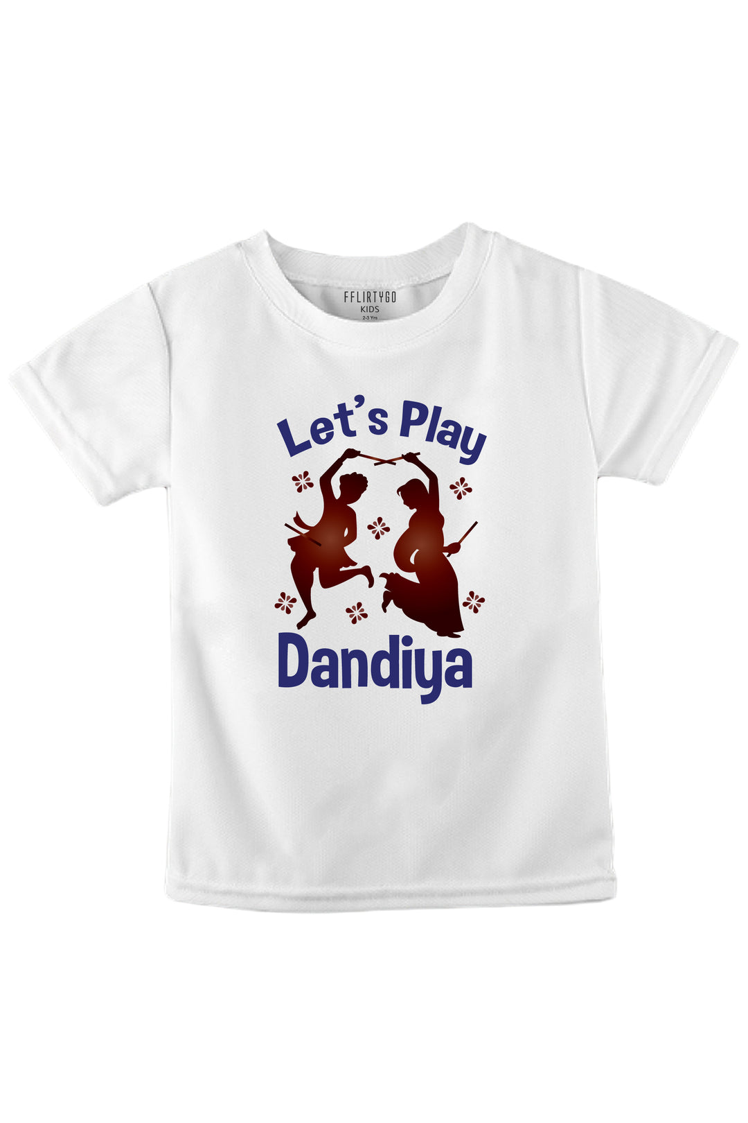 Let's Play Dandiya Kids T Shirt