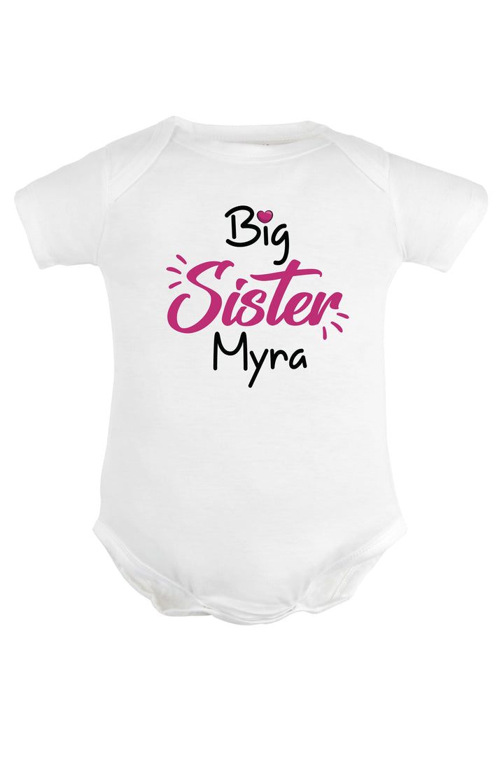 Big Sister Baby Romper | Onesies w/ Custom Name
