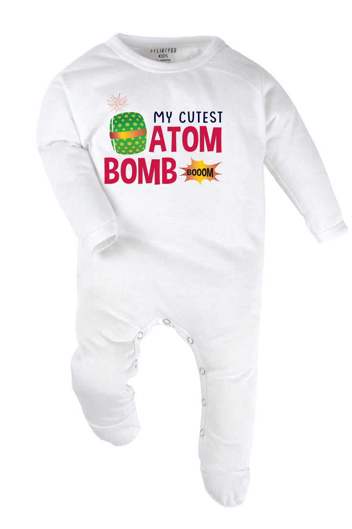 My Cutest Atom Bomb Baby Romper | Onesies