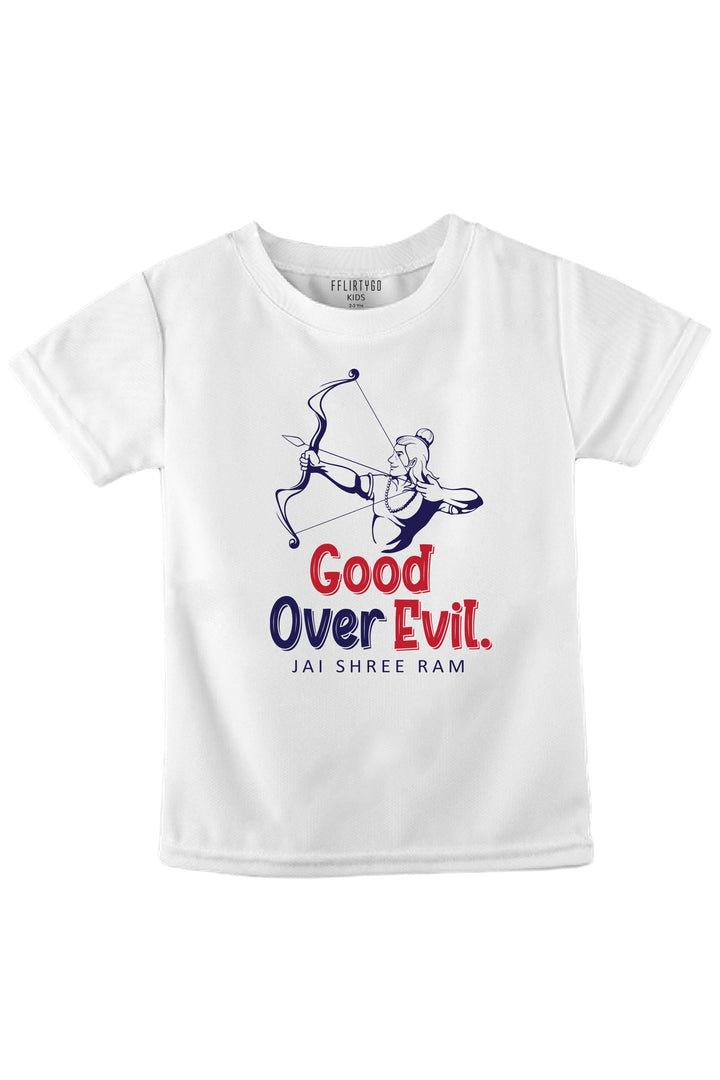 Good Over Evil Jai Shree Ram Kids T Shirt