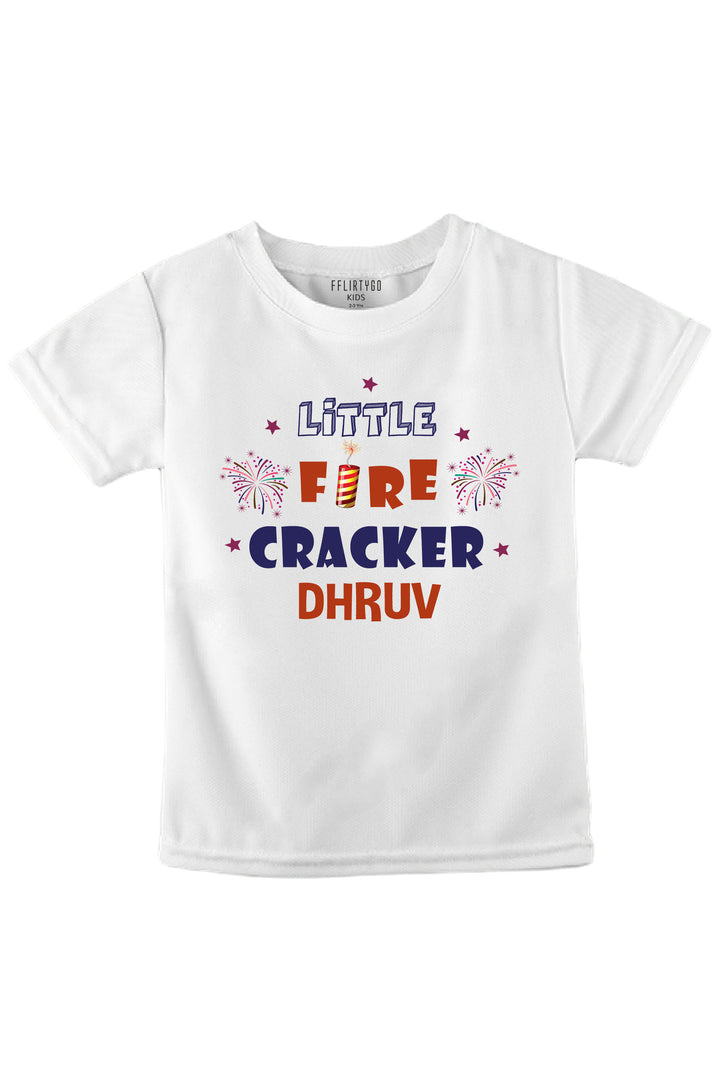 Little Fire Cracker Kids T Shirt w/ Custom Name