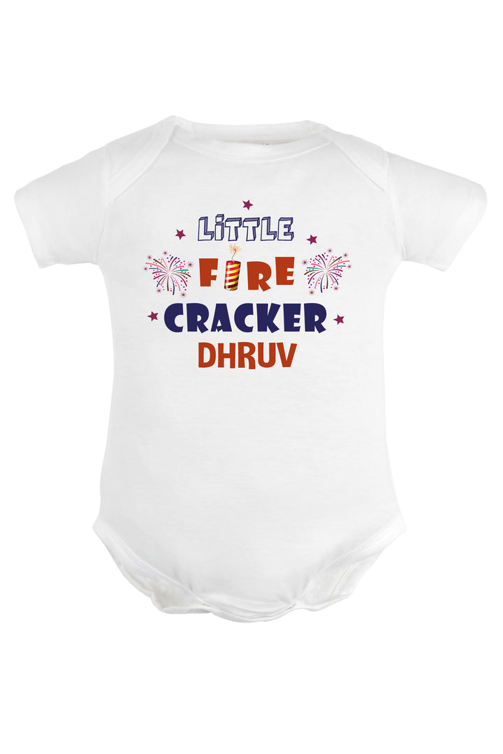 Little Fire Cracker Baby Romper | Onesies w/ Custom Name