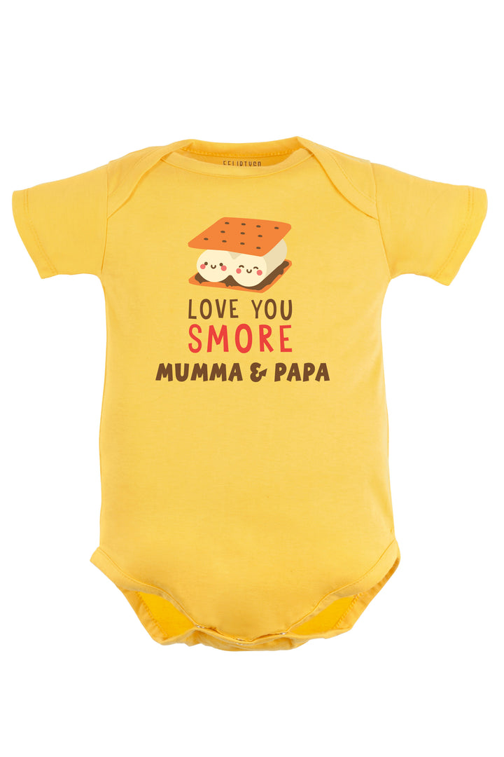 Love You Smore Mumma & Papa Baby Romper | Onesies